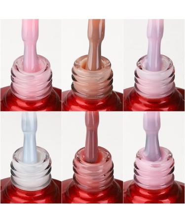 100ml Milky Pink Jelly Nails Gel Polish Translucent Semi-Permanent UV Led Gel Cure with Lamp - (Color: Jelly Pink 09) - Buy Online on GoSupps.com