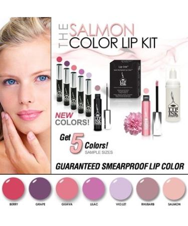 Shop LIP INK Organic Vegan Smearproof Liquid Lip Kit - Salmon Collection | International Shipping Available - Buy Online on GoSupps.com