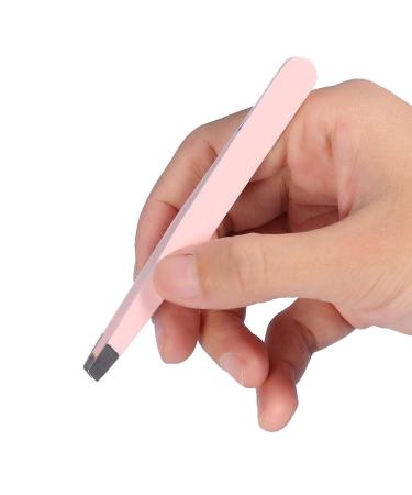 Premium Eyebrow Tweezers Set - 2 Stainless Steel Makeup Beauty Tools for Home & Salon Use | Perfect Hair Removal Clips - Buy Online on GoSupps.com