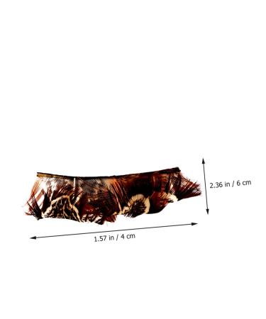 FRCOLOR 3 Pairs Yellow Fake Eyelashes with Adhesives - Premium Quality Eyelashes for International Shipping - Buy Online on GoSupps.com