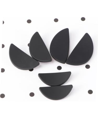 Housoutil 6 Pcs Eyeshadow Eye Makeup Eye Shadow Stamp Crease Tool Sealing Ring Make up 5*2.5cm Black - Buy Online on GoSupps.com
