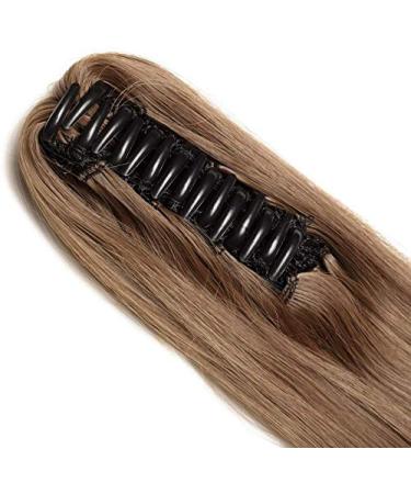 SEGO Ponytail Extension | Pfervie Hair Part Heat Resistant Top Hair Piece | Realistic White-Brown Smooth (21 / 53cm 140g) - Shop Internationally! - Buy Online on GoSupps.com