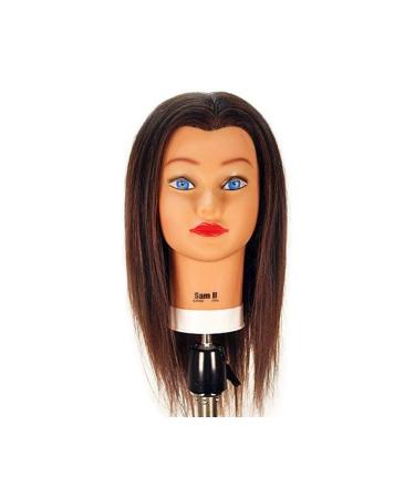 Celebrity Sam II Cosmetology Human Hair Manikin  Brown
