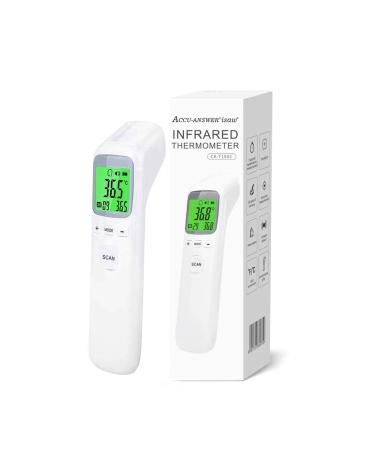 Infrared Digital Thermometer for Adults and Babies - Non-Contact, Fever Alarm, Accurate Reading, LCD Screen - Memory Function - Buy Online on GoSupps.com