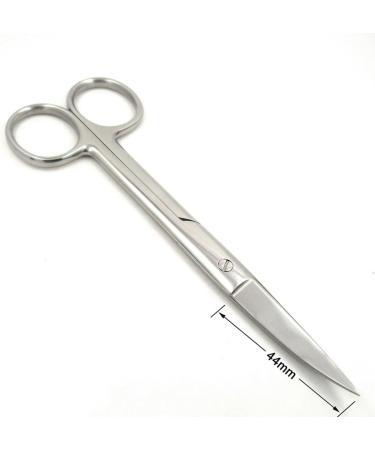 Curved Scissors for Eyebrows Facial Hair Scissors Men Nose Hair Trimmer Scissors Eyebrow Scissors Cosmetics Scissors Stainless Scissors face Man Double Eyelid Sticker medium Silver - Buy Online on GoSupps.com
