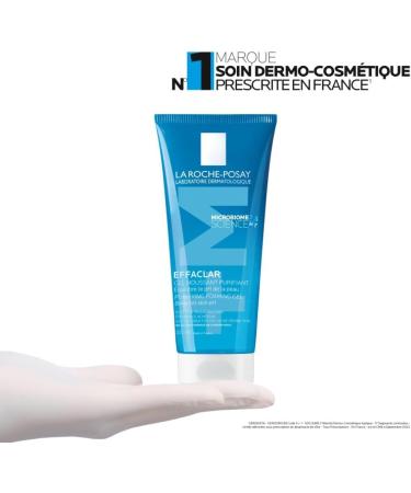 La Roche-Posay Effaclar Gel Moussant Purifiant Nettoie en Douceur & Matifie Formule Sans Savon pH Physiologique Pour Peaux Grasses Tendance Acn ique 200 ml - Buy Online on GoSupps.com