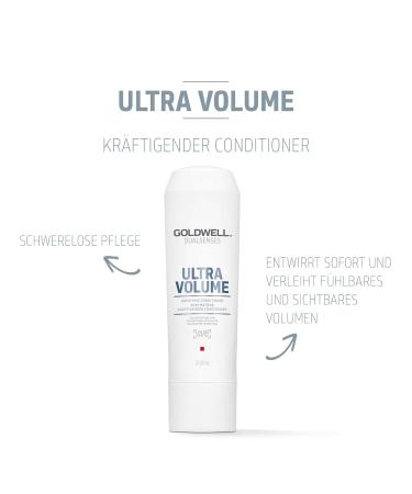 Goldwell Dualsenses Ultra Volume Strengthening Conditioner for Fine Hair - 200ml | Boost Lifeless Hair Volume Fresh Formula - Buy Online on GoSupps.com