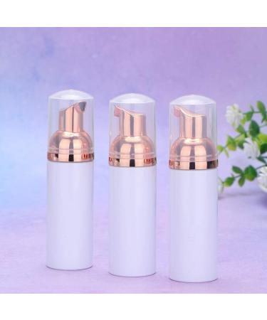 FRCOLOR 12pcs Plastic Foam Dispenser Bottle Empty Mini Foaming Pump Bottles Travel Cosmetics Refillable Containers for Shampoo Facial Cleanser Lotion (Rose Gold) As Shown - Buy Online on GoSupps.com