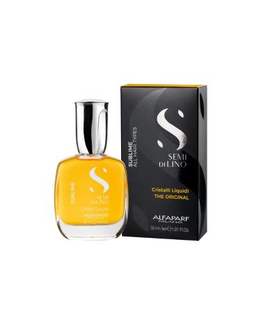 Alfaparf Milano Semi Di Lino Sublime Cristalli Liquidi Smoothing Hair Serum - 1.01 Fl Oz - Professional Salon Quality for Brilliant Shine and Hair Protection - Buy Online on GoSupps.com
