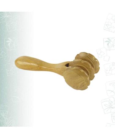 Wooden Massage Roller for Muscles and Acupressure - Perfect for Feet Back & Legs - International Shipping Available - Buy Online on GoSupps.com