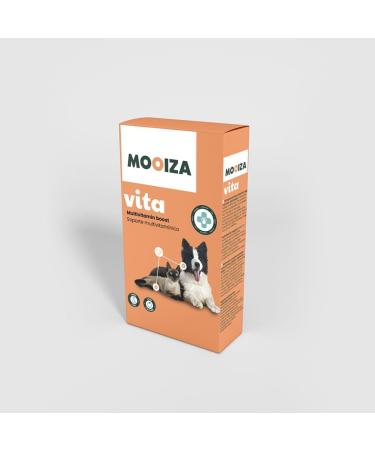 MOOIZA Vita - 21 Multivitamins for Dogs and Cats - Minerals and Amino Acids - Complex of Vitamins A B C D3 - Iodine Zinc - Food Supplement for Dogs and Cats - Barf - Immune System - Bones - Buy Online on GoSupps.com