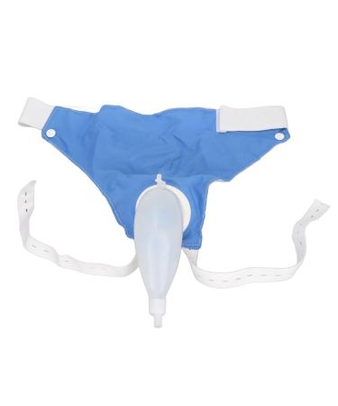 Urine Drainage Bag 1000ML 2000ML Silicone Urine Collector Urinal Pee Holder Wearable Incontinence Pants Reusable Adjustable Male Urine Collection Bag Leak Proof Leg Pee Catheter Holder for Elder