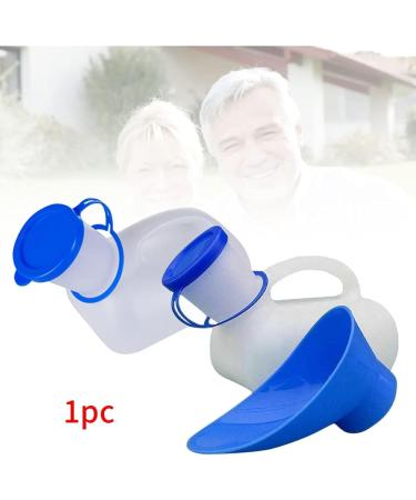 Rongbo Unisex Potty Urinal for Car Bedpans Pee Bottle with Lid and Funnel Men Women Toliet Urinal for Hospital Home Camping Outdoor Travel - Buy Online on GoSupps.com