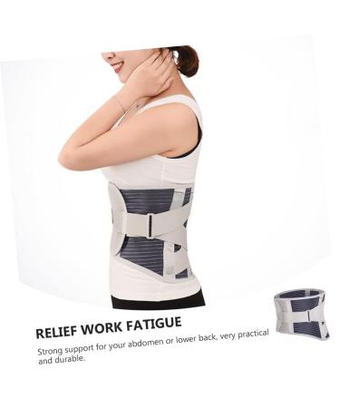 Waist Support Belt for Men & Women | Heated Gym Trainer & Pain Relief | Charcoal Fibre | 120x30cm - Buy Online on GoSupps.com