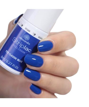 Alessandro Striplac UV Nail Polish Classic Blue - Long-Lasting Peel-Off Vegan Formula - 8ml - International Shipping Available - Buy Online on GoSupps.com