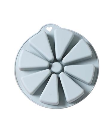 Milisten 1pc 8 Points Scone Mold Candle Molds Silicone Molds Baking Dishes for Oven Jelly Molds Circle Cookie Cutters Circle Silicone Mold DIY Baking Mold Non-Stick Mold DIY Mold Dessert 29x28cm