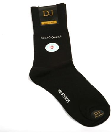 Daniel Jacob Men Diabetic Socks | Relaxmed Soft Cotton Socks | Size 5-11 UK, 39-46 EU, 7-12 US | Black Color - Buy Online on GoSupps.com