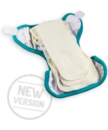 Buy Petit Lulu SIO Basic PLUS AI2 Bamboo Cloth Diaper Inserts - Eco-Friendly All-in-Two Boosters (2 pcs) | International Shipping Available - Buy Online on GoSupps.com