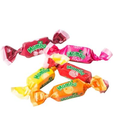 Mamba - Party Fruit Chews Perfect for Easter & Mother's Day 5 Fruit Flavours 1 kg Sharing Bag (Pack of 1) - Buy Online on GoSupps.com