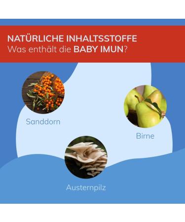 TEREZIA Baby Imun Fruit Syrup to Strengthen Your Child's Immune System | Contains Oyster and Sea Buckthorn Mushrooms with Pear Flavor - 100ml | Dosage 1 Teaspoon per Day - Buy Online on GoSupps.com