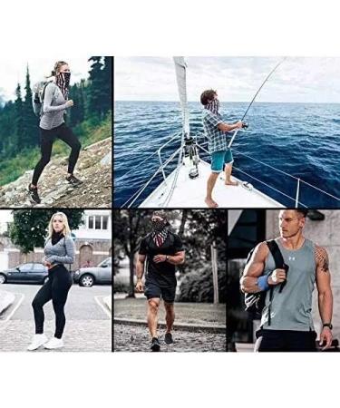 Unisex Reusable Face Scarf - Anti-Dust Cycling Neck Gaiter with PM 2.5 Filter Pocket | Outdoor & Sports Bandanas (USA - Buy Online on GoSupps.com