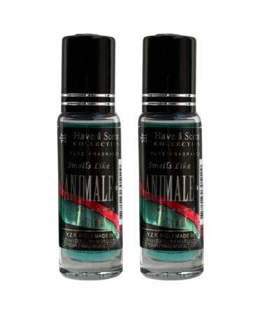 Fragrance Perfume smell like Animal M Roll On Oil 12ml (Pack of 2)