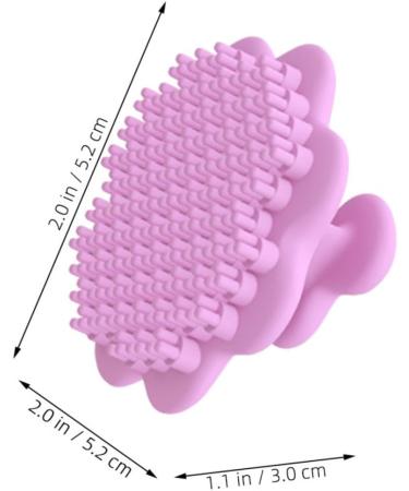 FRCOLOR Cleaning Brush Make-Up Remover Face Washer Manual Face Brush Face Sponge Tool Silicone Scrubber Skin Care Brush Face Sink Massager 5.20X5.20X3.00CM - Buy Online on GoSupps.com