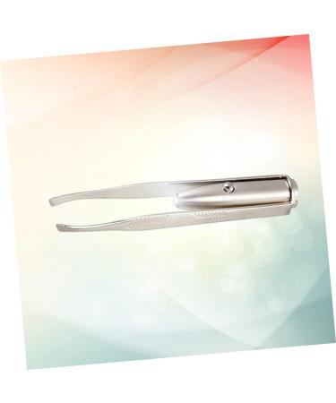 NUSITOU Stainless Steel Tweezers Led Light Eyelash Tweezer Led Eyebrow Tweezer Eyebrow Hair Removal Tweezer Lash Tweezer - Buy Online on GoSupps.com