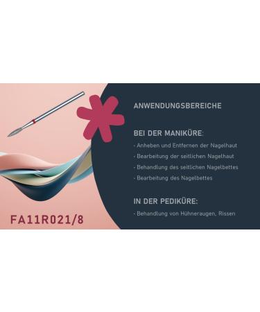 STALEKS PRO - Diamond Bit - Sharp Flame (Red Ring) I Attachment for Nail Cutters I Grinding Attachment for Electric Grinding Equipment I Nail Drill Bit for Apparative Manicures and Pedicures - Buy Online on GoSupps.com