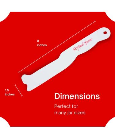 Wyked Yummy Fruit Butter Bundle - 2 Jars of Krakus Plum Butter Povidel (9.88 oz each) with Spreader Knife and Jar Scraper - Buy Online on GoSupps.com