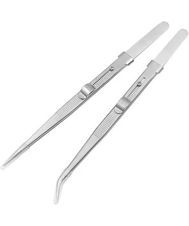Byutfa Stainless Steel Jewelry Tweezers - Multi-Purpose Straight & Curved Lace Tools for Gems Diamonds & Needle Precision - Buy Online on GoSupps.com