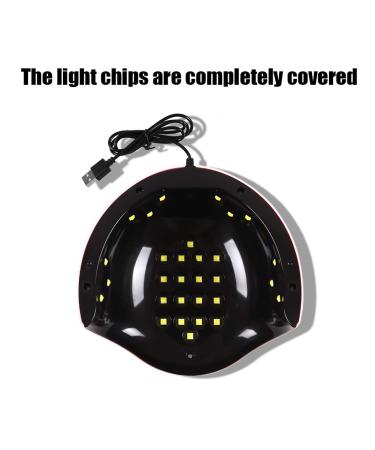 Professional 72W UV Nail Dryer | Portable Nail Art Tool with 3 Timers for Salon & Home Use - Buy Online on GoSupps.com