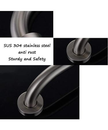 Grab Bars Handle Safety Support Hand Rails Bathroom Grab Bar 15 Inch Stainless Steel Shower Grab Bar Balance Handrail Shower Assist Safe - Buy Online on GoSupps.com
