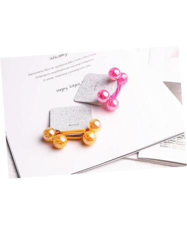 minkissy 3 Pairs Beaded Hair Ties Hair Accessory Acrylic Hair Circle Handmade Hair Barrette Blue Beads Hair Volume Clip Bead Hair Ties Hair Bobbles with Balls Pony Tail Bands Cartoon Holder - Buy Online on GoSupps.com
