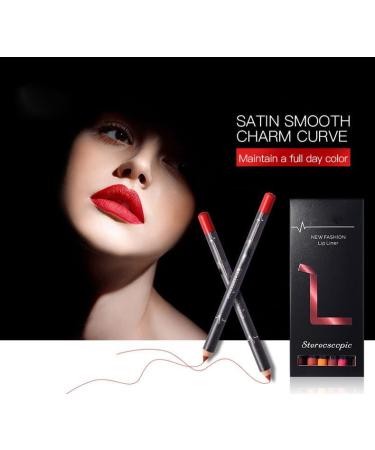 YYZGGLING 12 colors of waterproof lip contour stick with which you can easily create the perfect lip shape 12 pieces - Buy Online on GoSupps.com