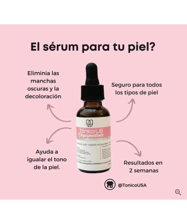 Generic Tonico Despigmentante LB *Elimina pecas barros pa os melasma* - Buy Online on GoSupps.com