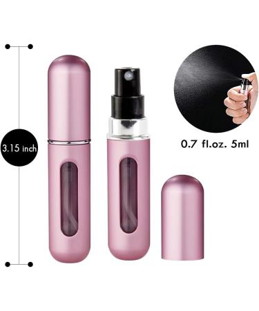 Rosiya Perfume Atomiser pack of 5pcs Perfume Travel Bottle 5ML Refillable Perfume Spray Bottle Easy to Refill Empty Atomiser Bottle for Purse Handbag Pocket and Luggage (Matte) Matte Pack of 5 - Buy Online on GoSupps.com