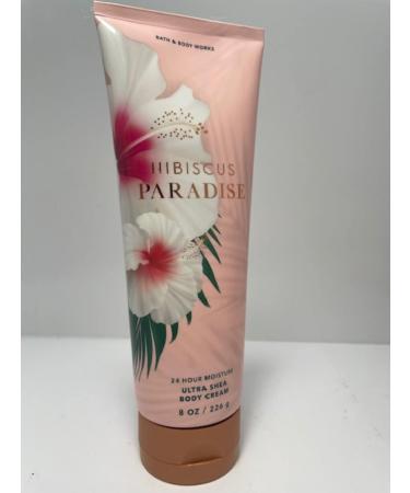 Bath and Body Works Hibiscus Paradise Ultra Shea Body Cream 8 Ounce Full Size - Buy Online on GoSupps.com