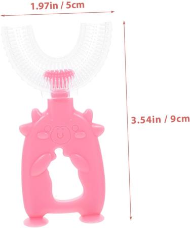 Beavorty U-Shaped Toothbrush Set for Kids - 6 Pack | Ideal for Toddlers & Children | Gentle Cleaning for Little Teeth - Buy Online on GoSupps.com