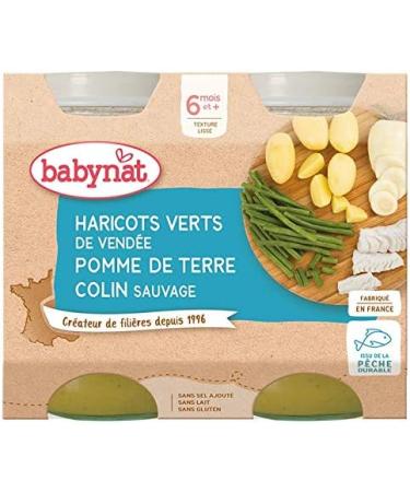 Babybio - Small Jars Potato Green Beans from Vend e Colin 2x200g - 6+ Months - ORGANIC - Pack of 6 - Buy Online on GoSupps.com