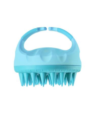 Dijiusidy scalp massager head scrubber shower relaxation massage dandruff removal tools beauty skin care bathroom accessories blue
