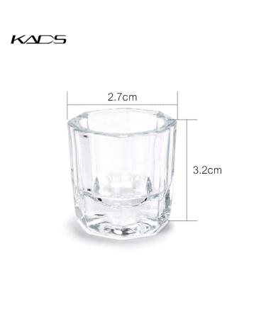 KADS Glass Dappen Dish & Lid Cup - Nail Art Tools & Equipment | Acrylic Liquid Cup | Mini Bowl for Acrylic Nails - 1 Count - Buy Online on GoSupps.com