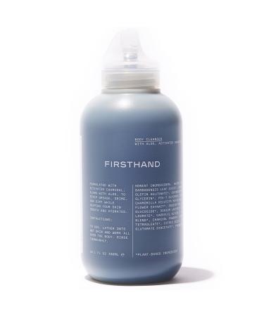 Firsthand Supply Charcoal Body Cleanser - Clean & Non-toxic Body Care Ingredients - Detoxifies Hydrates & Cleans Your Skin - 10.1oz (300ml)