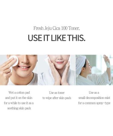 Buy PS.PRETTYSKIN Pure Jeju Cica Toner 250ml - 100% Centella Asiatica Extract for Glowing Skin | International Shipping - Buy Online on GoSupps.com
