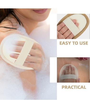 Baluue Natural Loofah Sponge - 4 Pcs Exfoliating Body Scrubber for Bath & Shower | Eco-Friendly Loofah Pad - Buy Online on GoSupps.com