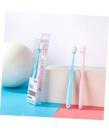Minkissy Organic Vegan Soft Toothbrush | Sensitive Gums Care | Manual & Children's Toothbrush Set | 2-Pack for Pregnant Women - Buy Online on GoSupps.com