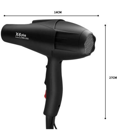 TIYETA 2000W Salon Stylist Hair Dryer Ionic Technology Prevents Frizz Powerful Motor for Fast Drying & Styling Concentrator Attachment Black 1 - Buy Online on GoSupps.com