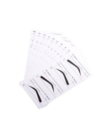 Beavorty 10pcs Eyebrow Shaping Stencils Eyebrow Shaping Kit Eyebrow Templates Mold Set Eyebrow Shape