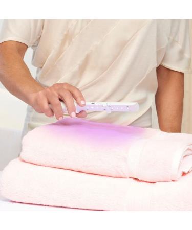 Medic Therapeutics Portable Rechargeable Sanitizing Wand - Fast-Acting UVC/LED Light - Pink | Disinfect Commonly Touched Items - Buy Online on GoSupps.com