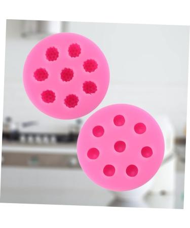 MAGICLULU Decor 4 Pcs Cakesicles Mold Non-Stick Mold Silicone Mold Cake Decorations Pink Mold Cake Decorating Tool Fondant Mold DIY Mold Cake Toppers Cake Mold Blueberry Fondant Cake medium - Buy Online on GoSupps.com